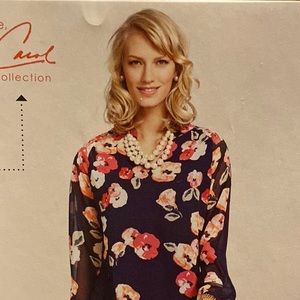 CAbi #971 Poppy blouse, medium